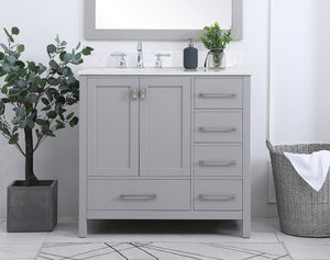 Elegant Lighting - VF18836GR-BS - Bathroom Vanity Set - Irene - Gray