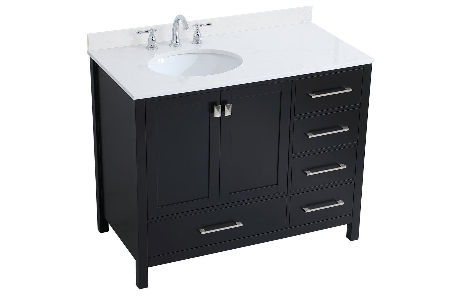 Elegant Lighting - VF18842BK-BS - Bathroom Vanity Set - Irene - Black