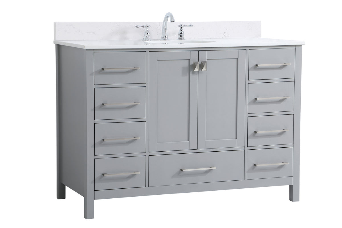 Elegant Lighting - VF18848GR-BS - Bathroom Vanity Set - Irene - Gray