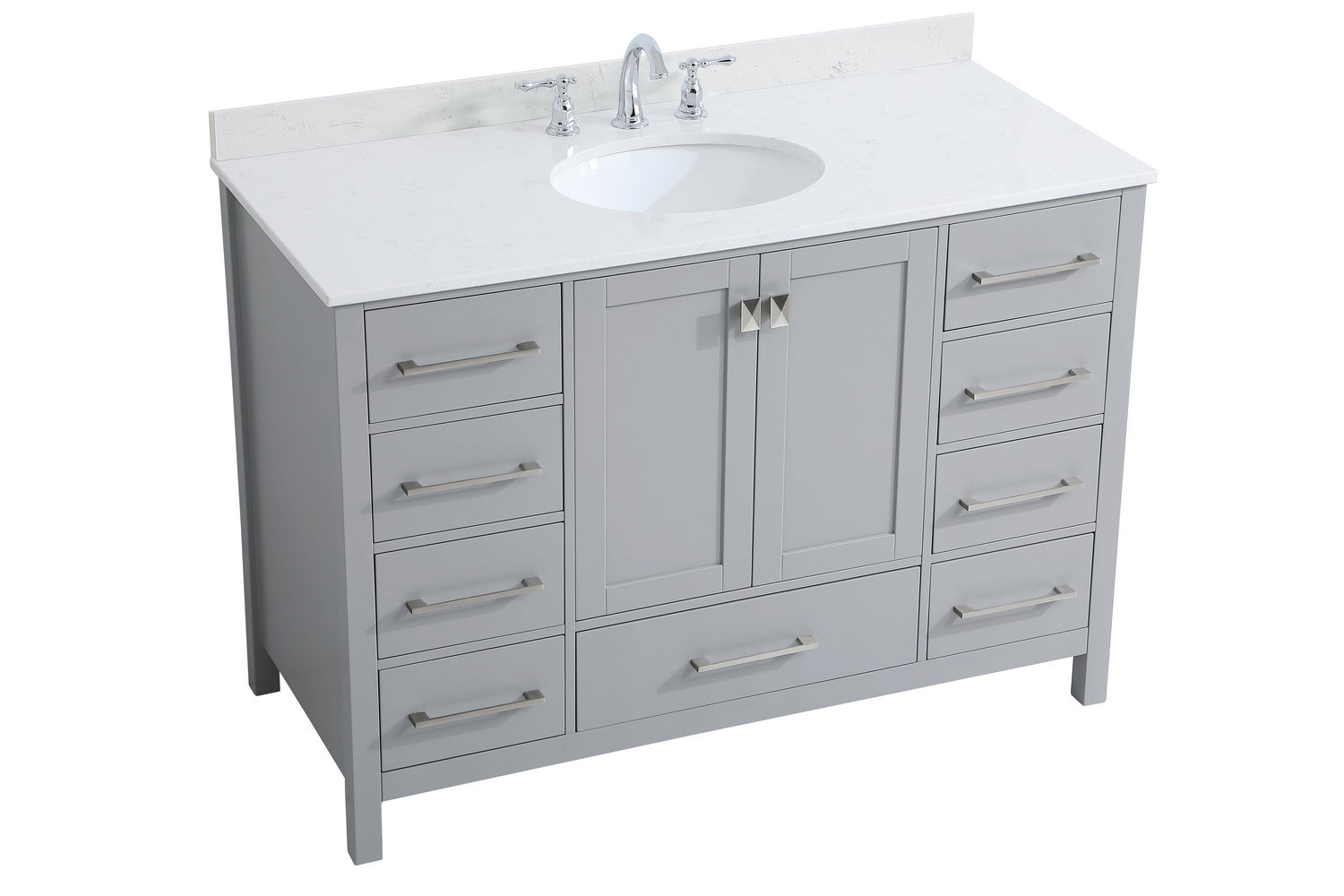 Elegant Lighting - VF18848GR-BS - Bathroom Vanity Set - Irene - Gray