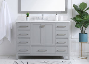 Elegant Lighting - VF18848GR-BS - Bathroom Vanity Set - Irene - Gray