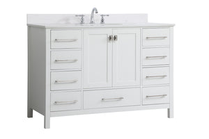 Elegant Lighting - VF18848WH-BS - Bathroom Vanity Set - Irene - White