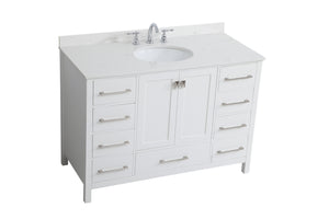 Elegant Lighting - VF18848WH-BS - Bathroom Vanity Set - Irene - White