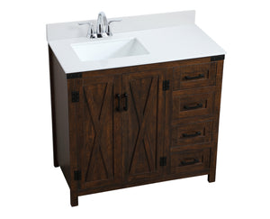 Elegant Lighting - VF90236EX-BS - Bathroom Vanity Set - Grant - Expresso