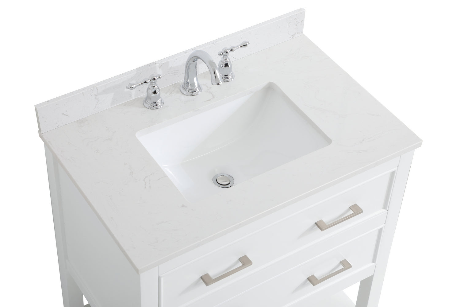 Elegant Lighting - VF19030WH-BS - Bathroom Vanity Set - Sinclaire - White