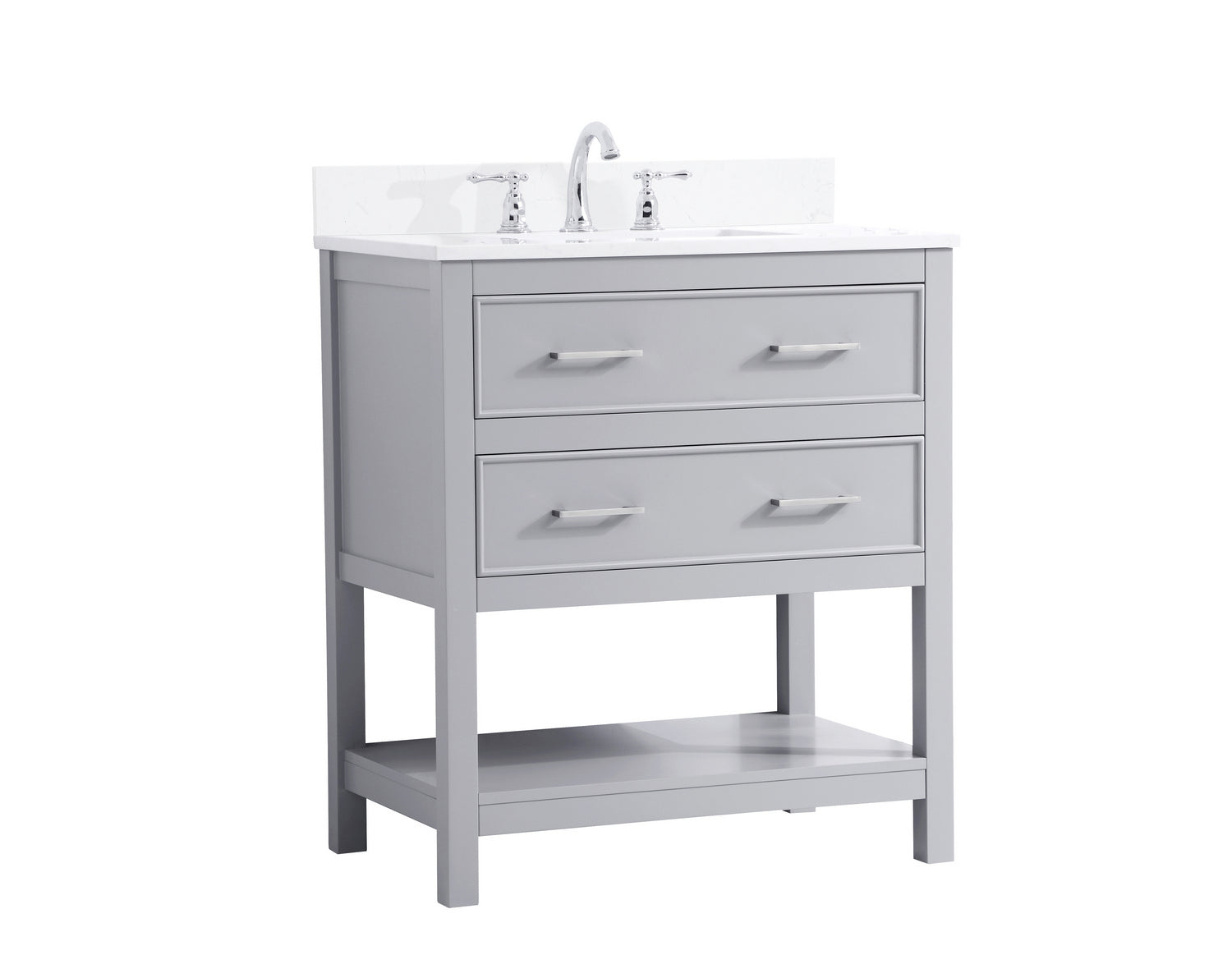 Elegant Lighting - VF19030GR-BS - Bathroom Vanity Set - Sinclaire - Grey