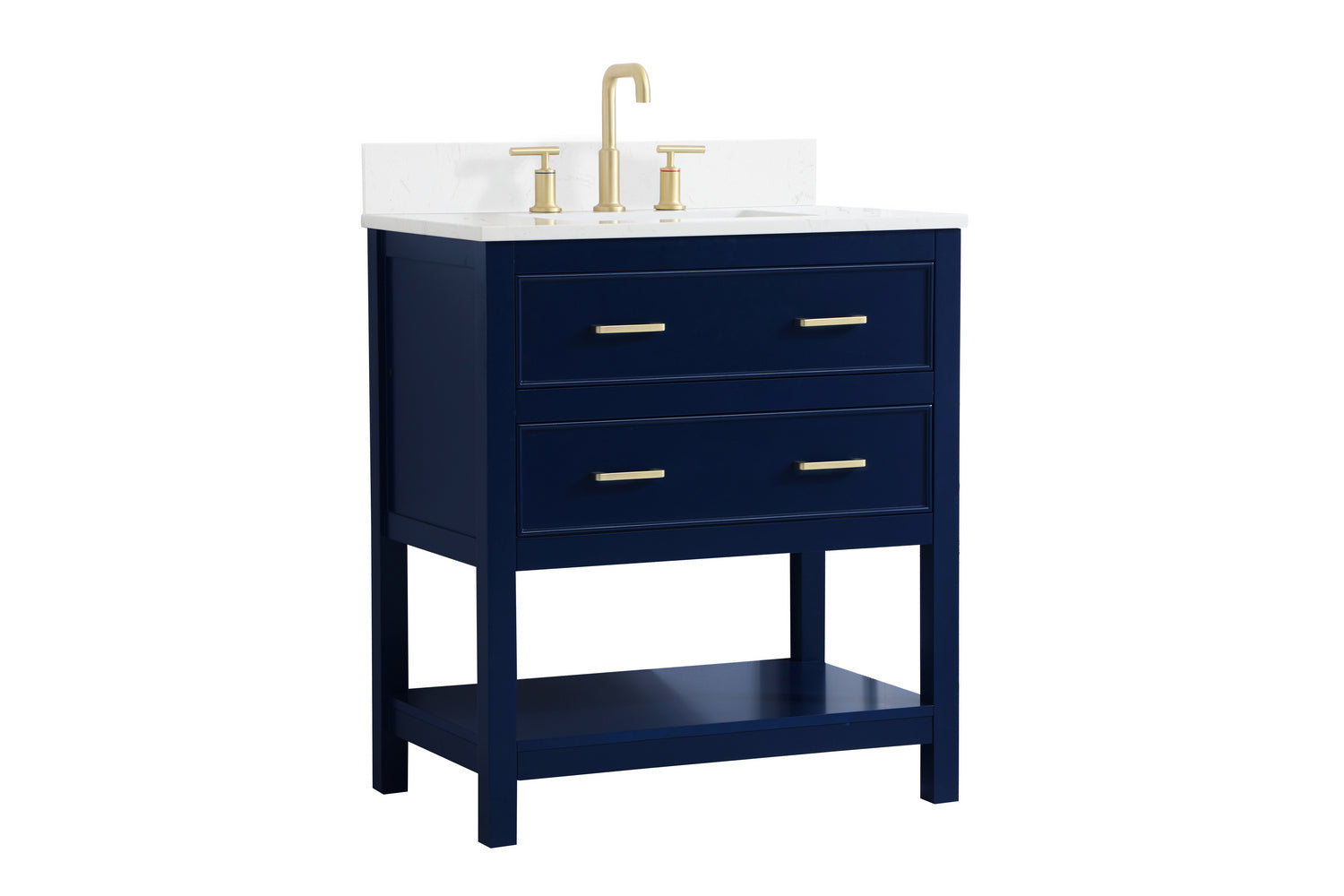 Elegant Lighting - VF19030BL-BS - Bathroom Vanity Set - Sinclaire - Blue