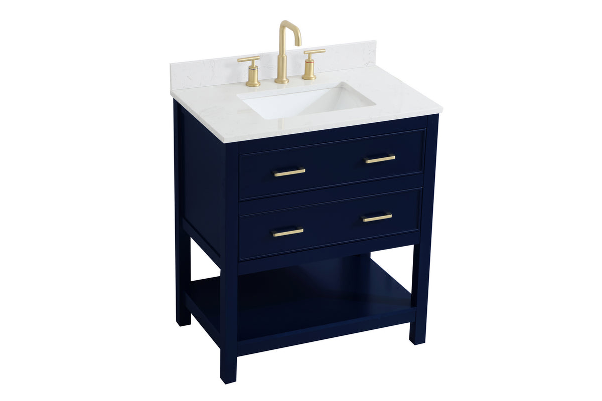 Elegant Lighting - VF19030BL-BS - Bathroom Vanity Set - Sinclaire - Blue