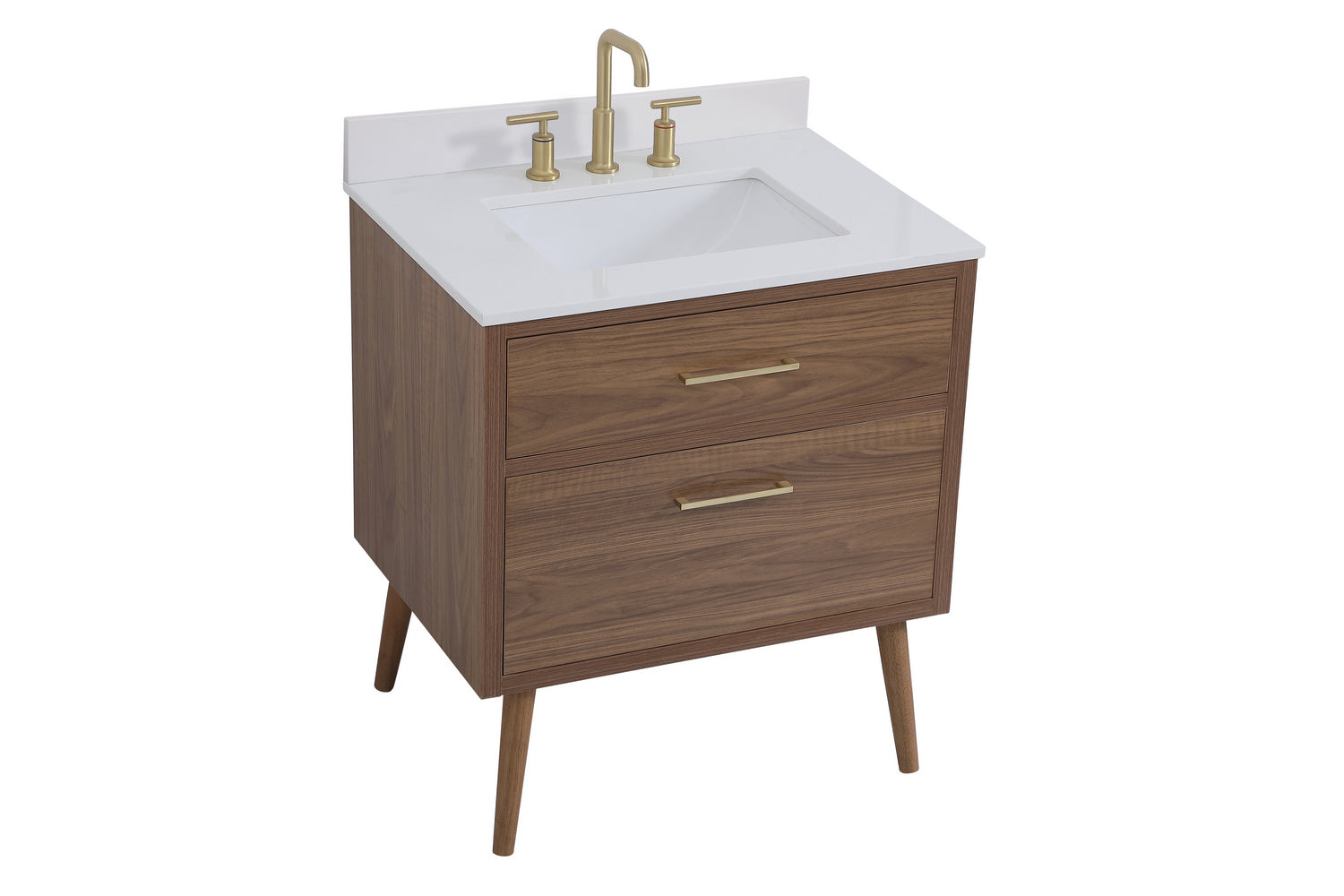 Elegant Lighting - VF41030WB-BS - Bathroom Vanity Set - Boise - Walnut Brown