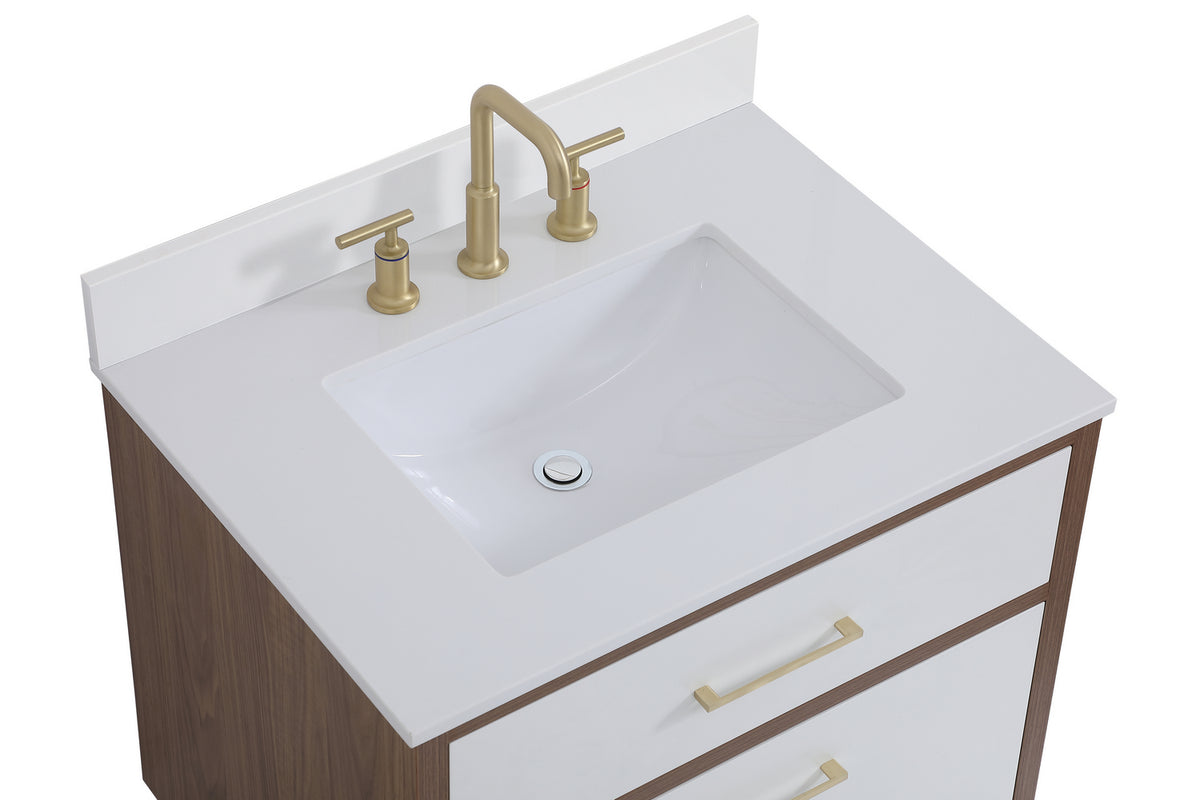 Elegant Lighting - VF41030WH-BS - Bathroom Vanity Set - Boise - White