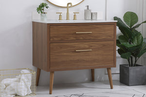 Elegant Lighting - VF41036WB-BS - Bathroom Vanity Set - Boise - Walnut Brown