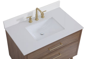 Elegant Lighting - VF41036WB-BS - Bathroom Vanity Set - Boise - Walnut Brown