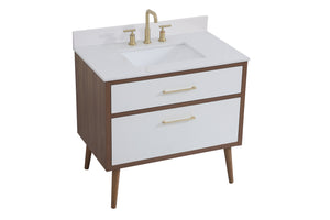 Elegant Lighting - VF41036WH-BS - Bathroom Vanity Set - Boise - White