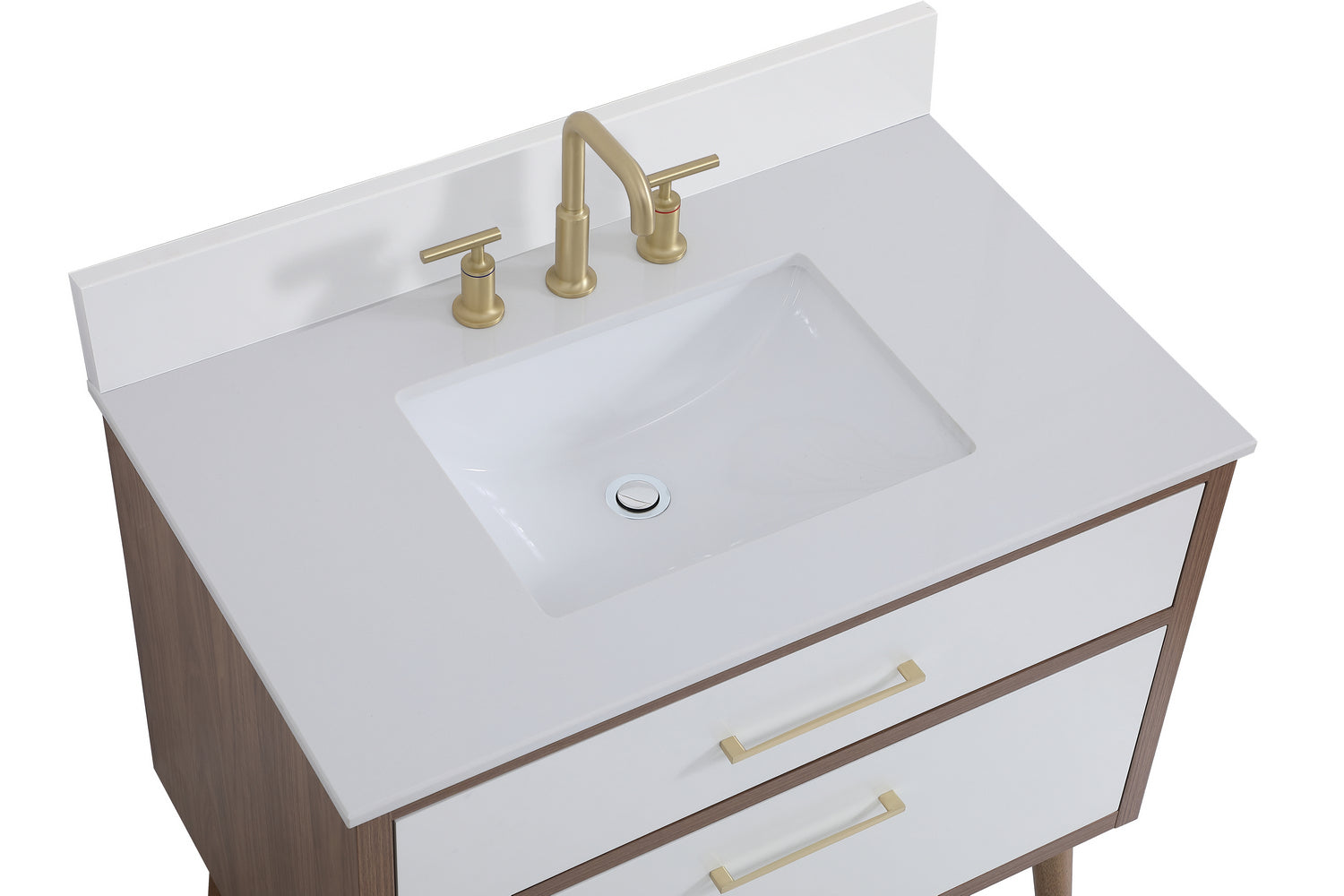 Elegant Lighting - VF41036WH-BS - Bathroom Vanity Set - Boise - White