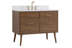 Elegant Lighting - VF41042WB-BS - Bathroom Vanity Set - Boise - Walnut Brown