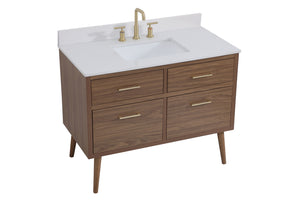 Elegant Lighting - VF41042WB-BS - Bathroom Vanity Set - Boise - Walnut Brown