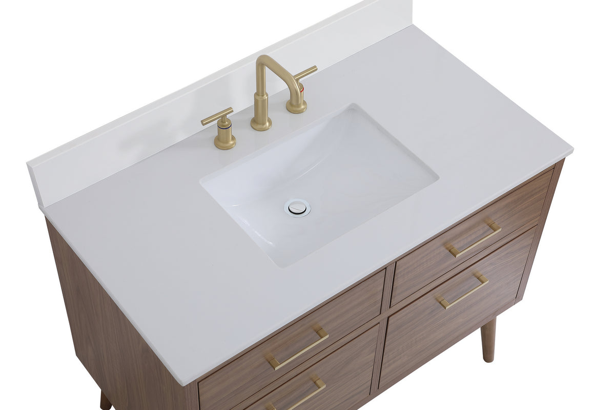 Elegant Lighting - VF41042WB-BS - Bathroom Vanity Set - Boise - Walnut Brown