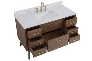 Elegant Lighting - VF41048WB-BS - Bathroom Vanity Set - Boise - Walnut Brown