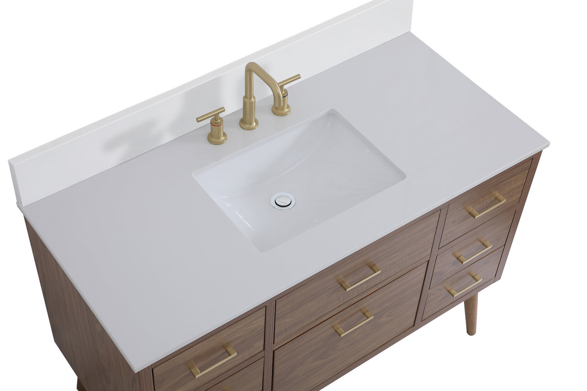 Elegant Lighting - VF41048WB-BS - Bathroom Vanity Set - Boise - Walnut Brown