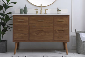 Elegant Lighting - VF41048WB-BS - Bathroom Vanity Set - Boise - Walnut Brown