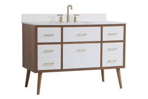 Elegant Lighting - VF41048WH-BS - Bathroom Vanity Set - Boise - White