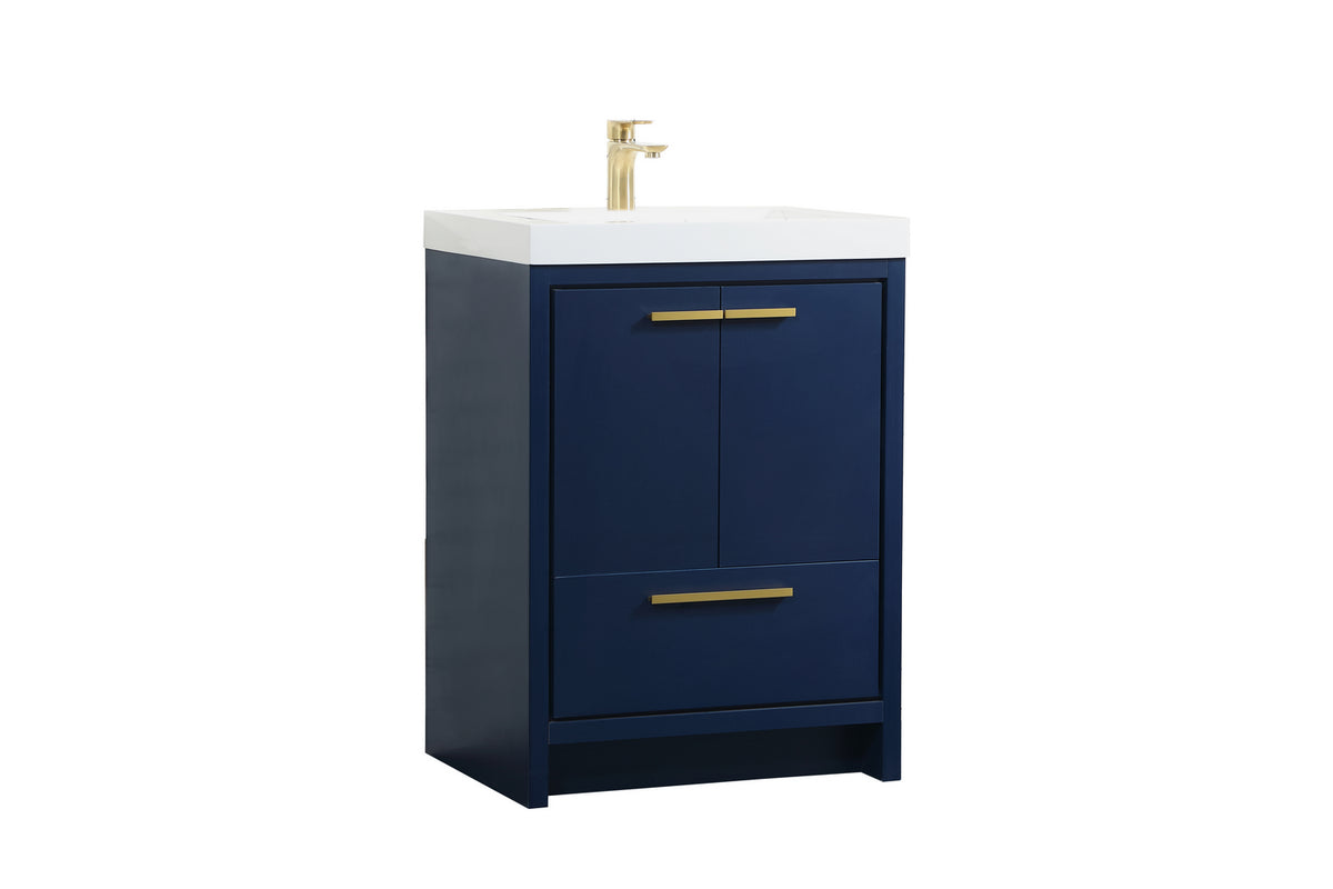 Elegant Lighting - VF46024MBL - Bathroom Vanity Set - Wyatt - Blue