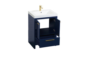 Elegant Lighting - VF46024MBL - Bathroom Vanity Set - Wyatt - Blue