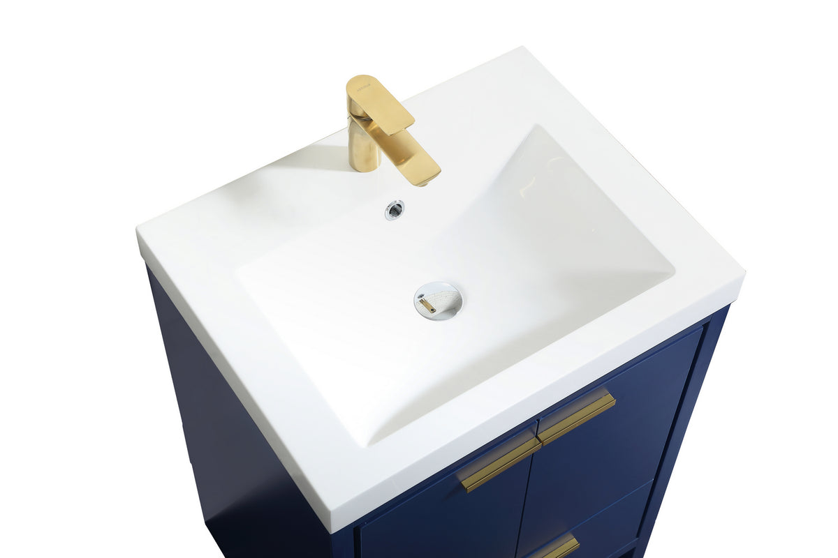 Elegant Lighting - VF46024MBL - Bathroom Vanity Set - Wyatt - Blue