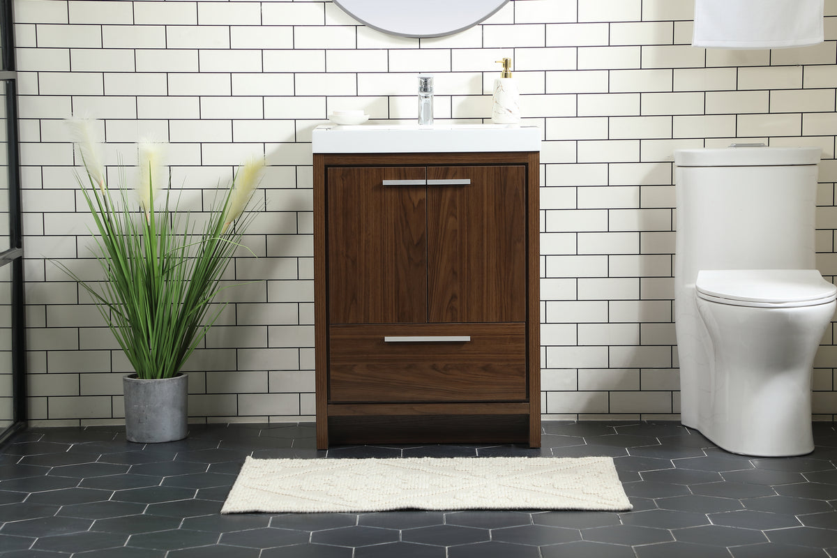 Elegant Lighting - VF46024MWT - Bathroom Vanity Set - Wyatt - Walnut