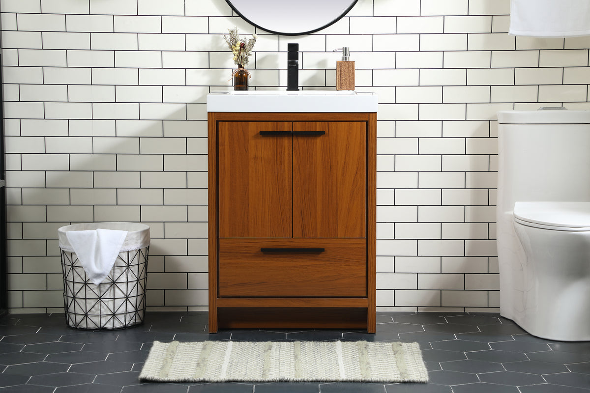 Elegant Lighting - VF46024MTK - Bathroom Vanity Set - Wyatt - Teak