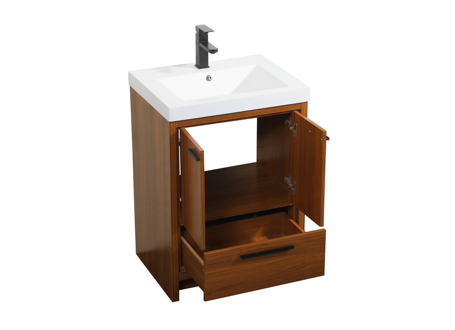 Elegant Lighting - VF46024MTK - Bathroom Vanity Set - Wyatt - Teak