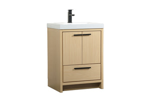 Elegant Lighting - VF46024MMP - Bathroom Vanity Set - Wyatt - Maple