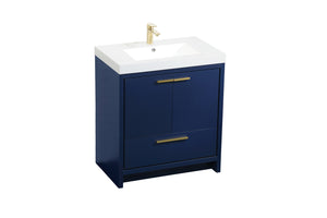 Elegant Lighting - VF46030MBL - Bathroom Vanity Set - Wyatt - Blue