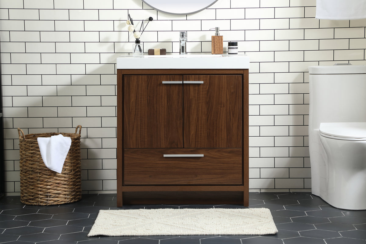 Elegant Lighting - VF46030MWT - Bathroom Vanity Set - Wyatt - Walnut