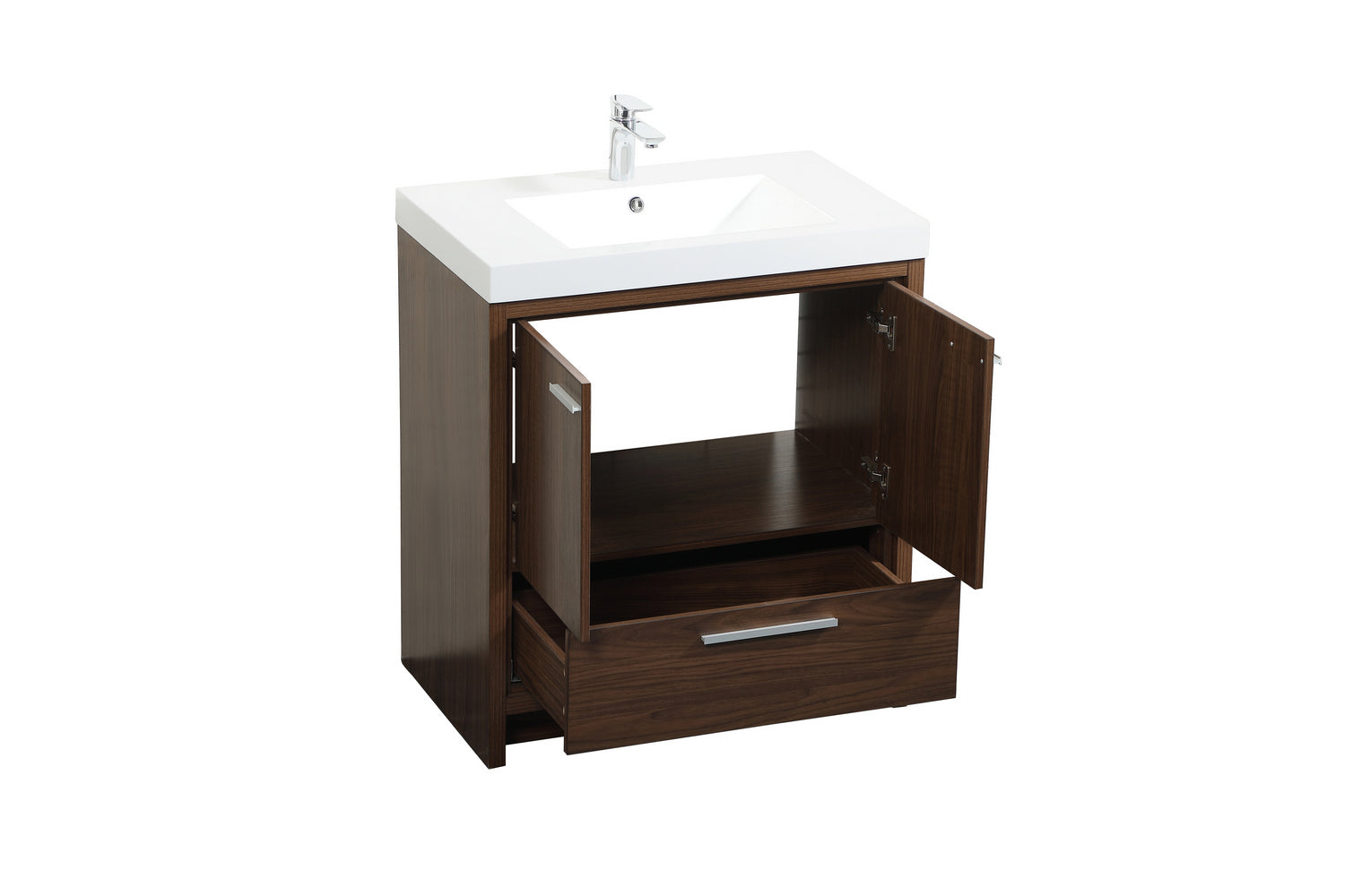 Elegant Lighting - VF46030MWT - Bathroom Vanity Set - Wyatt - Walnut