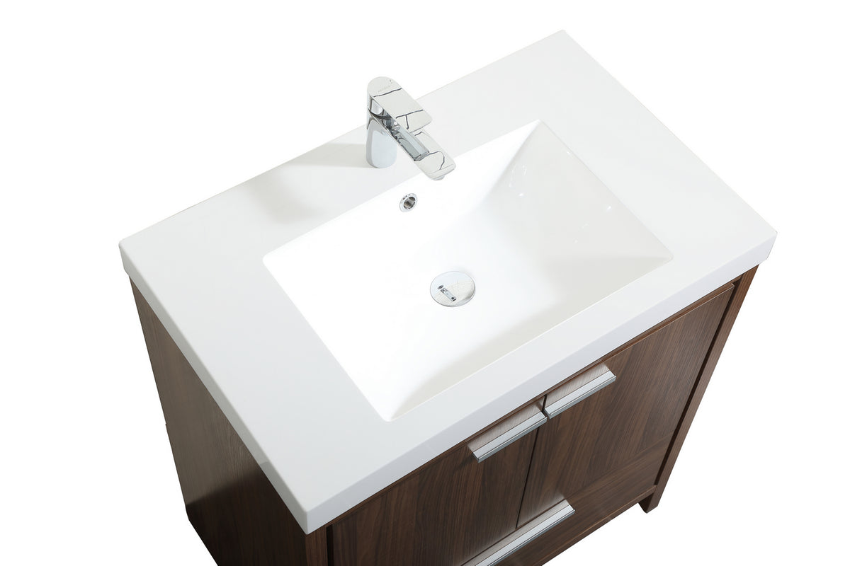 Elegant Lighting - VF46030MWT - Bathroom Vanity Set - Wyatt - Walnut