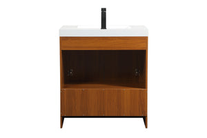 Elegant Lighting - VF46030MTK - Bathroom Vanity Set - Wyatt - Teak