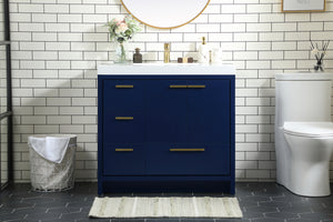 Elegant Lighting - VF46036MBL - Bathroom Vanity Set - Wyatt - Blue