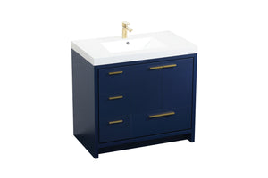 Elegant Lighting - VF46036MBL - Bathroom Vanity Set - Wyatt - Blue