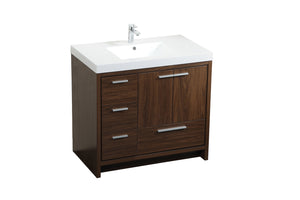 Elegant Lighting - VF46036MWT - Bathroom Vanity Set - Wyatt - Walnut