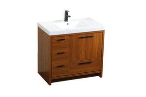 Elegant Lighting - VF46036MTK - Bathroom Vanity Set - Wyatt - Teak