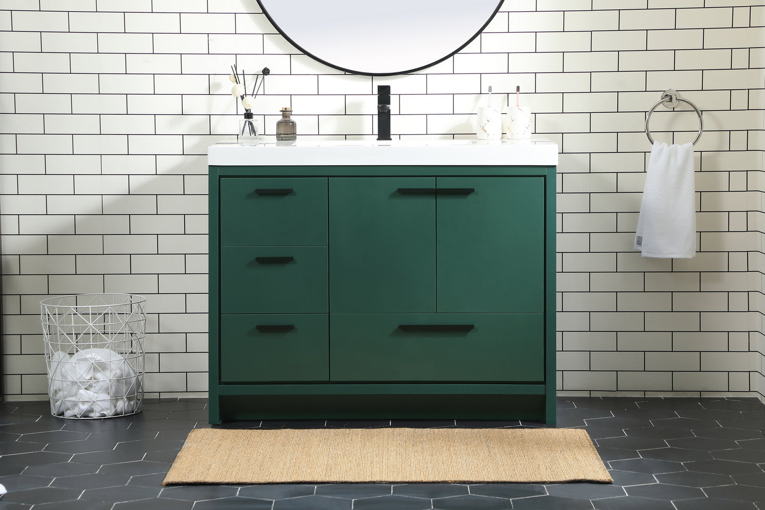 Elegant Lighting - VF46042MGN - Bathroom Vanity Set - Wyatt - Green