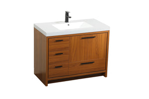 Elegant Lighting - VF46042MTK - Bathroom Vanity Set - Wyatt - Teak