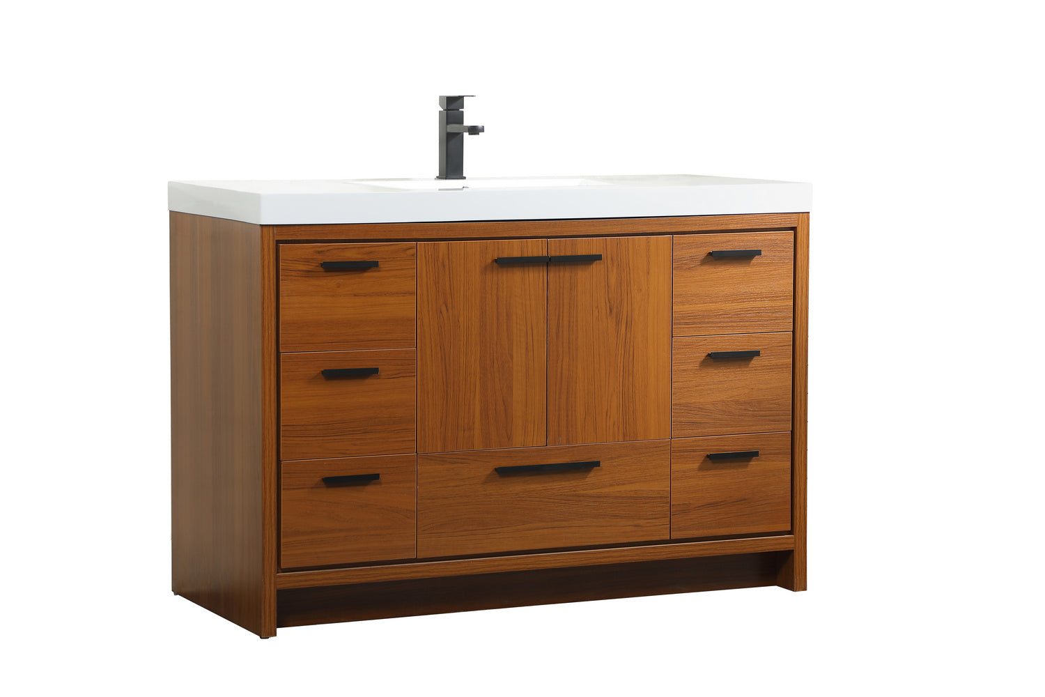 Elegant Lighting - VF46048MTK - Bathroom Vanity Set - Wyatt - Teak