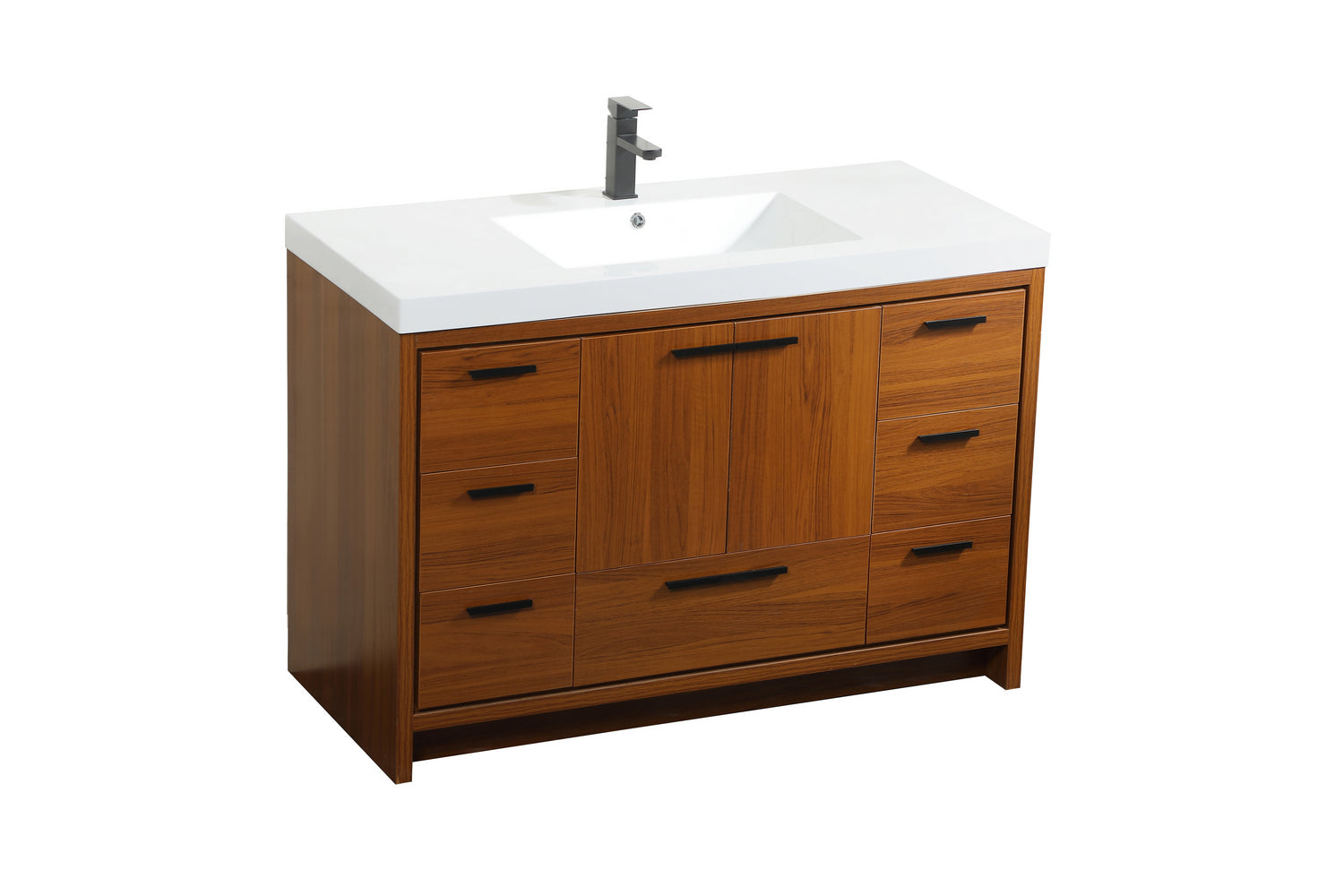 Elegant Lighting - VF46048MTK - Bathroom Vanity Set - Wyatt - Teak