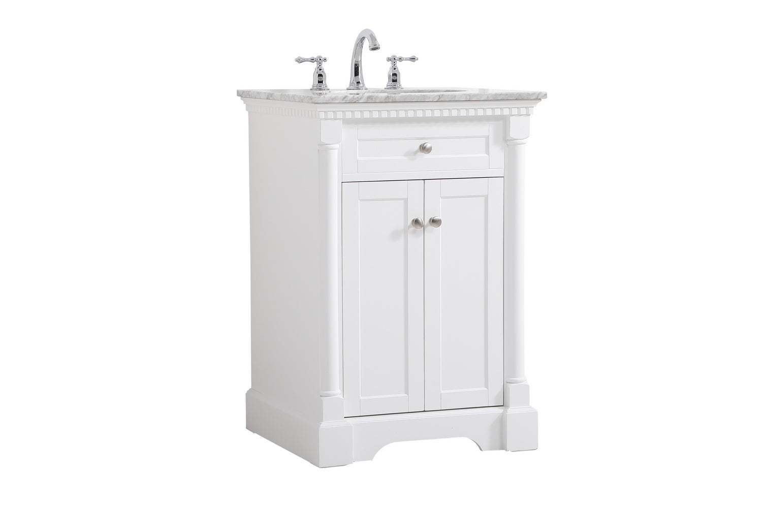 Elegant Lighting - VF53024WH - Bathroom Vanity Set - Clarence - White