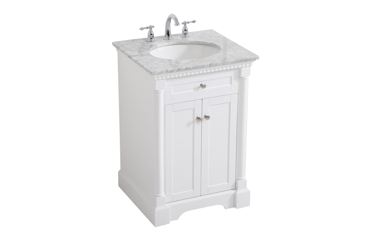 Elegant Lighting - VF53024WH - Bathroom Vanity Set - Clarence - White