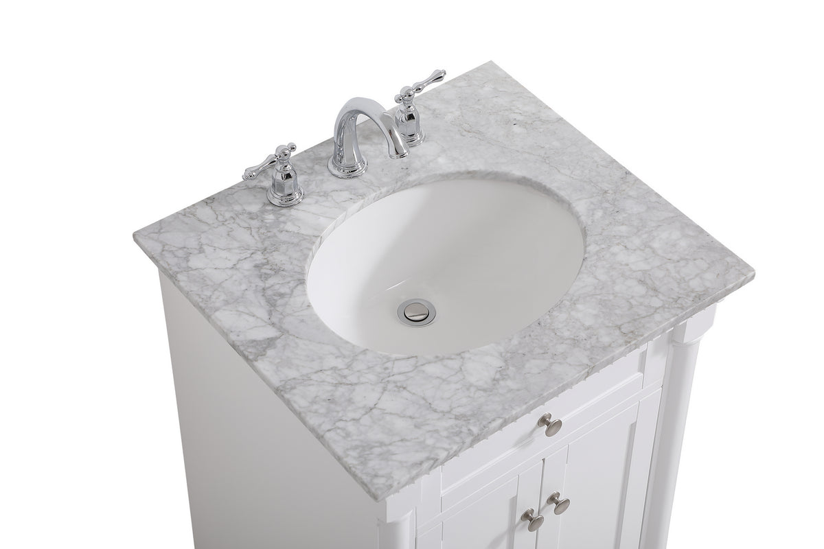 Elegant Lighting - VF53024WH - Bathroom Vanity Set - Clarence - White