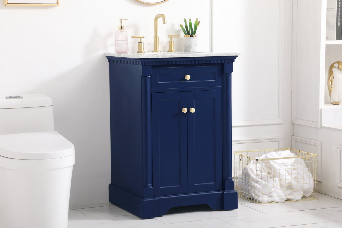 Elegant Lighting - VF53024BL - Bathroom Vanity Set - Clarence - Blue