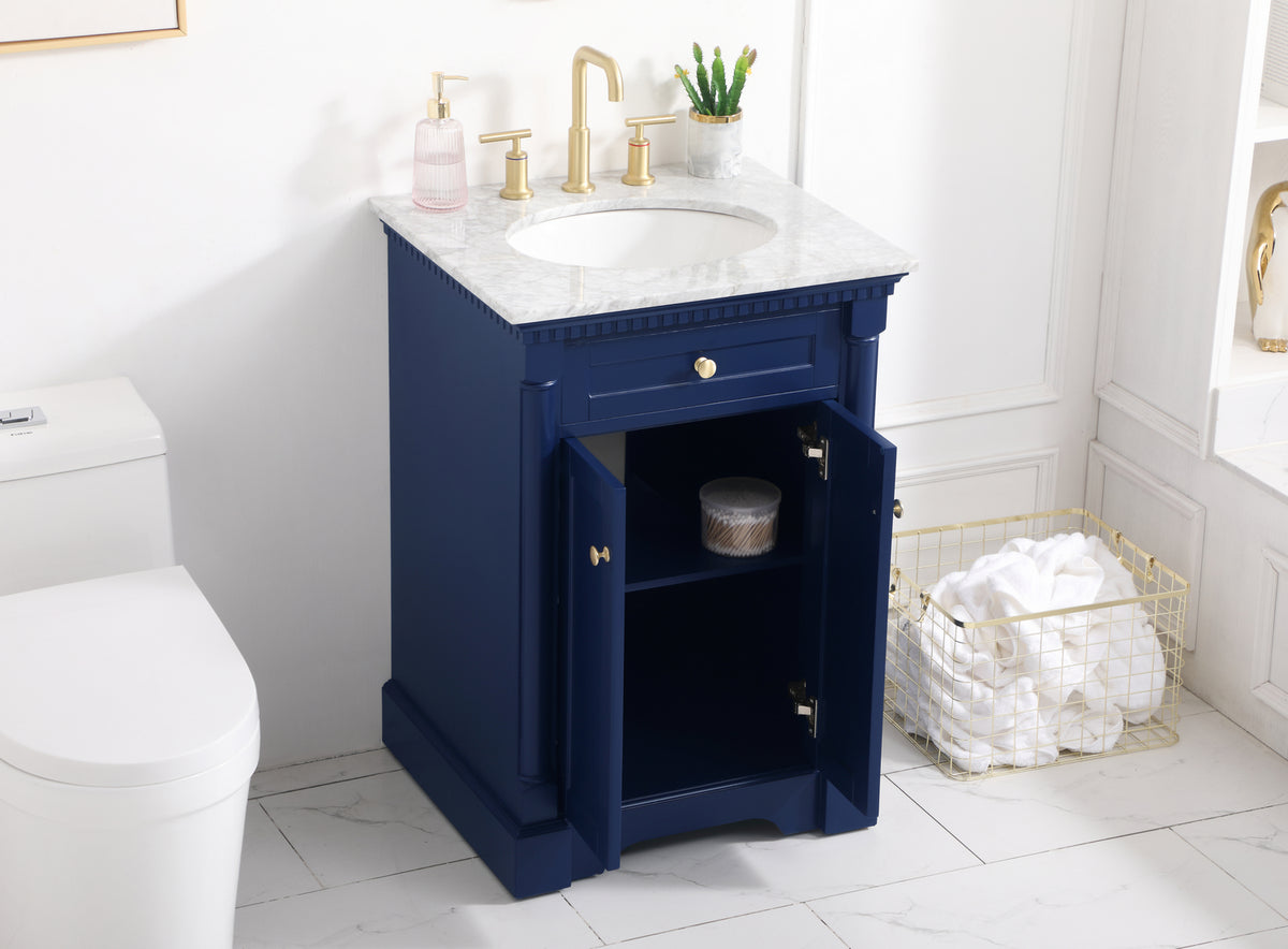 Elegant Lighting - VF53024BL - Bathroom Vanity Set - Clarence - Blue